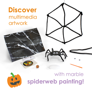 Spooky Silly Spider & Marble Web