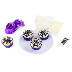 SPOOKY LOOKIN’ SPIDER WEB CUPCAKE KIT — LIMITED EDITION (232g)
