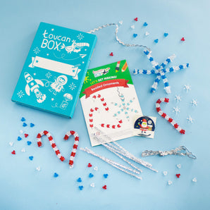 Packshot of toucanBox 'Beaded Ornaments' Craft Activity